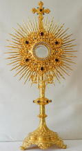French Antique Sunburst Monstrance